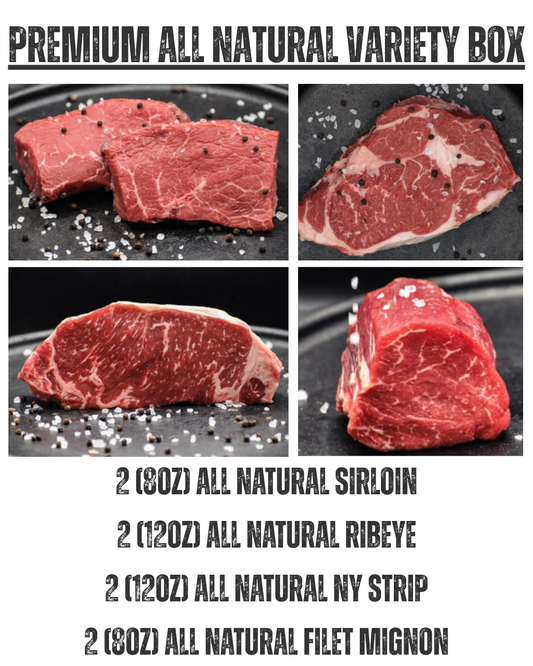 Premium All Natural Steak Variety Box